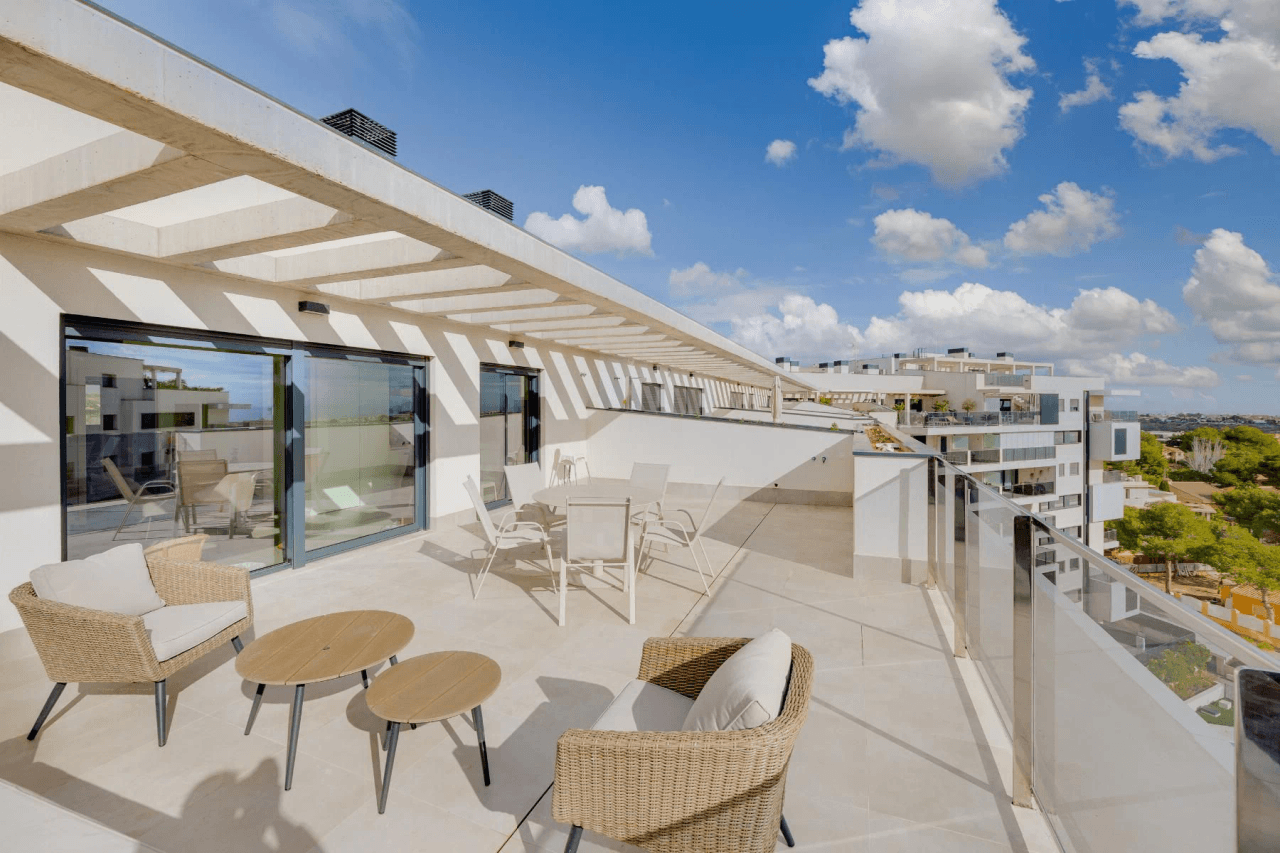 Spektakularne penthouse z 3 sypialniami na sprzedaż w Campoamor, Orihuela