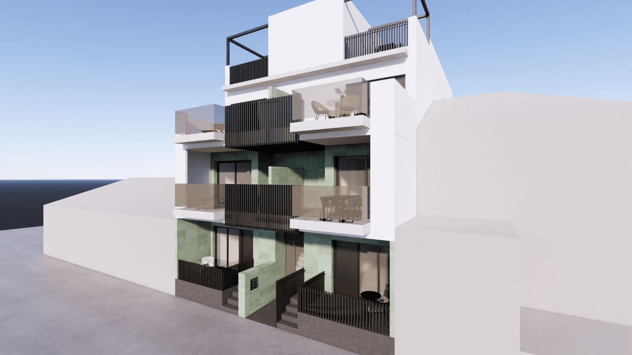 Apartamento en venta de 2 dormitorios en Torre de la Horadada