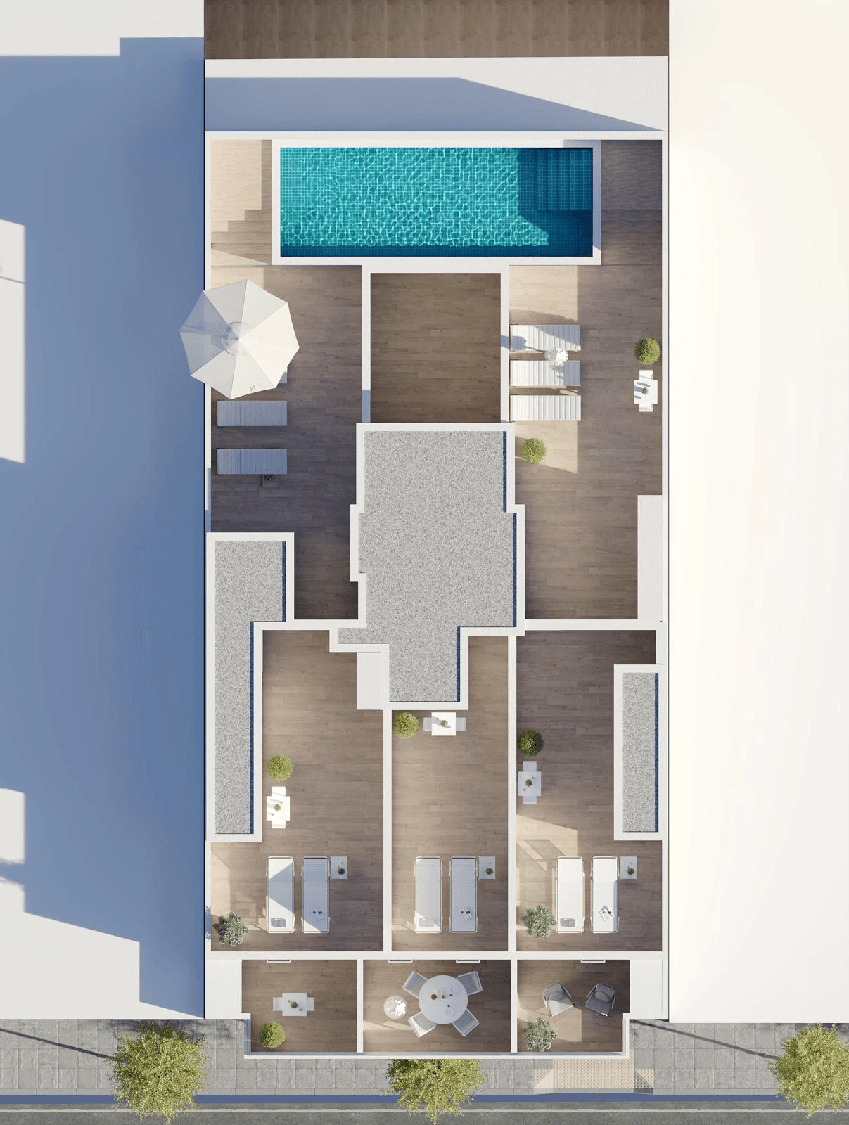 Apartamento moderno en venta con terraza en Torrevieja Centro