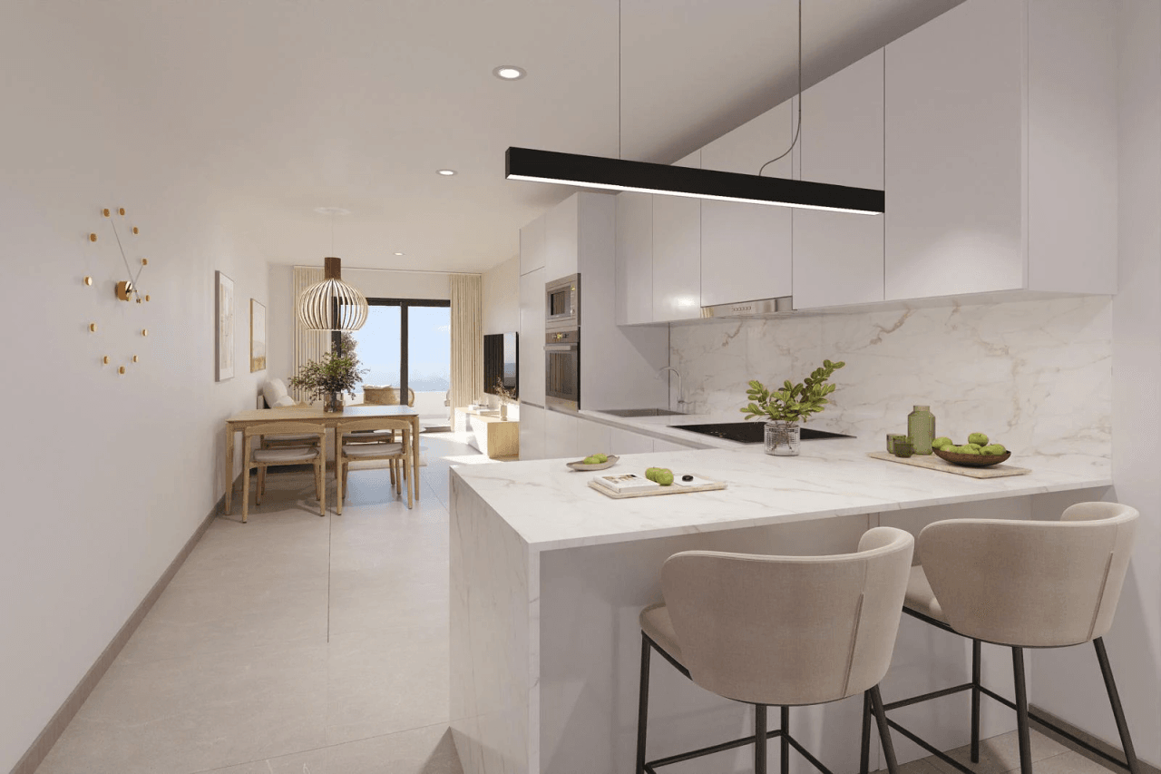 Apartamento moderno en venta con terraza en Torrevieja Centro